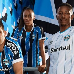Grêmio 2020 2021 Umbro Home and Awa Football Kit, Soccer Jersey, Shirt, Camisa