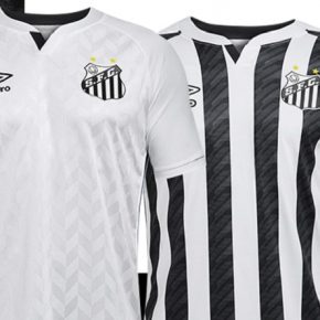 Santos FC 2020 2021 Umbro Home and Away Football Kit, Soccer Jersey, Shirt, Camisa