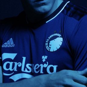 FC Copenhagen 2020 2021 adidas Blue Away Football Kit, Soccer Jersey, Shirt, Spilletrøje, Trøjer