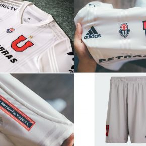 Club Universidad de Chile 2020 2021 adidas Away Football Kit, Soccer Jersey, Shirt, Camiseta de Futbol