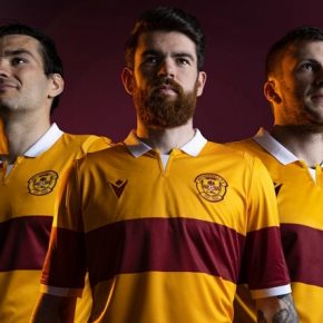Motherwell FC 2020 2021 Macron Home Football Kit, 2020/21 Shirt, 2020-21 Jersey