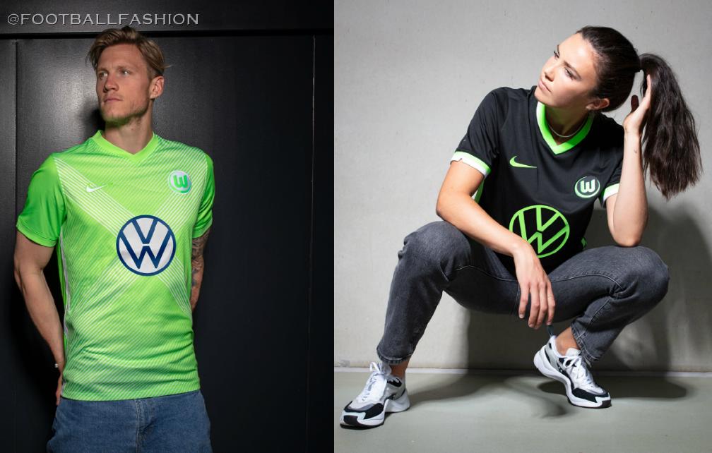 VfL Wolfsburg 2020/21 Nike Home and Away Kits - FOOTBALL FASHION