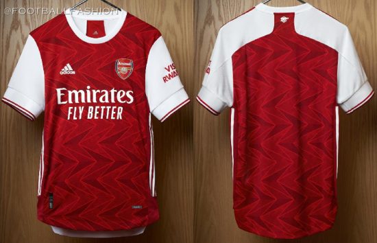Arsenal FC 2020 2021 adidas Home Football Kit, 2020/21 Shirt, 2020-21 Soccer Jersey, Maillot, Camiseta, Camisa, Trikot, Tenue
