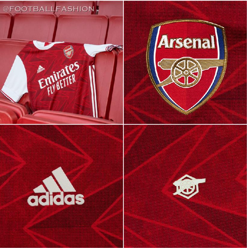 Arsenal 2020/21 adidas Home Kit - FOOTBALL FASHION
