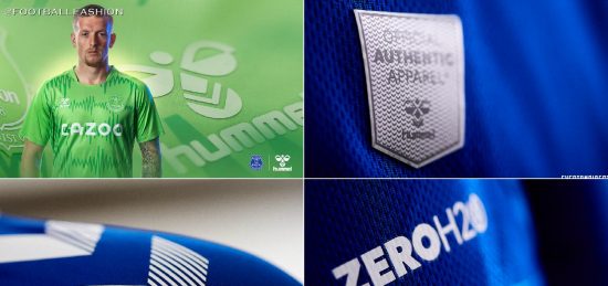 Everton FC 2020 2021 hummel Home Football Kit, 2020-21 Shirt, 2020/21 Soccer Jersey, Camisa, Camiseta, Trikot, Maillot