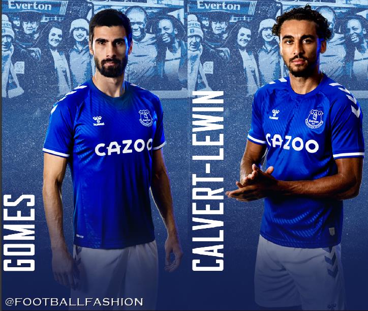 Everton Official Hummel Mens 2020/21 Home Shirt 