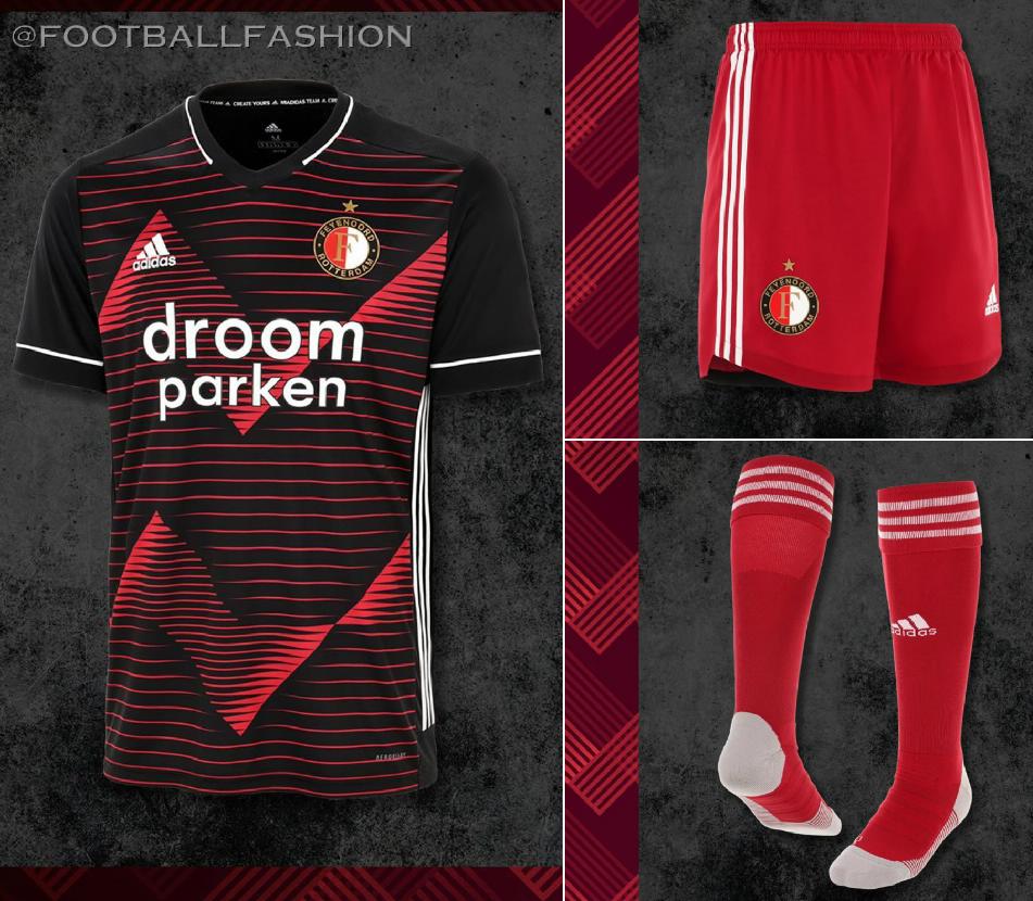 Feyenoord Shirt 2021/21 Feyenoord Rotterdam 2020 21 Adidas Away Kit Football Fashion