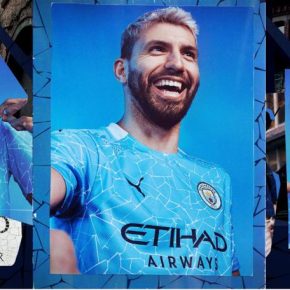 Manchester City FC 2020 2021 PUMA Home Football Kit, 2020-21 Shirt, 2020/21 Soccer Jersey, Maillot, Camiseta, Camisa, Trikot, Tenue