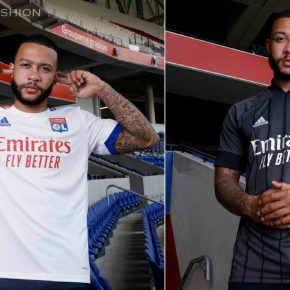 Olympique Lyon 2020 2021 adidas Home and Away Football Kit, 2020-21 Soccer Jersey, 2020/21 Shirt, Maillot