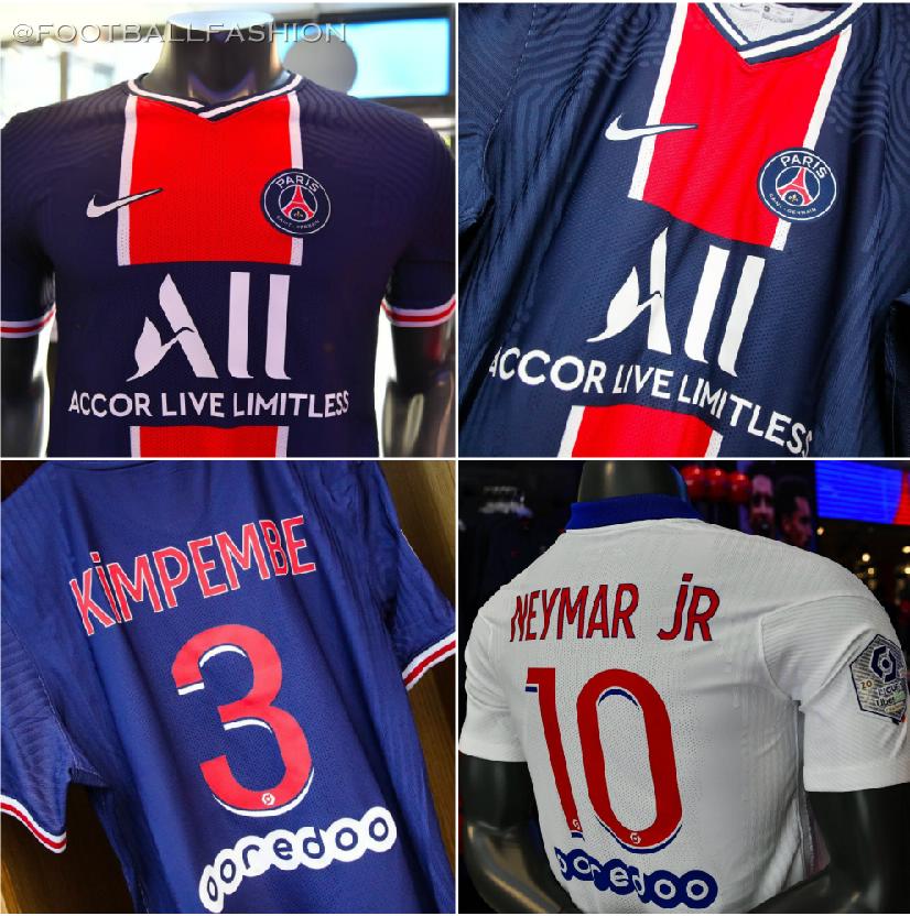 Paris Saint-Germain 2020/21 Nike Home and Away Kits - FOOTBALL FASHION