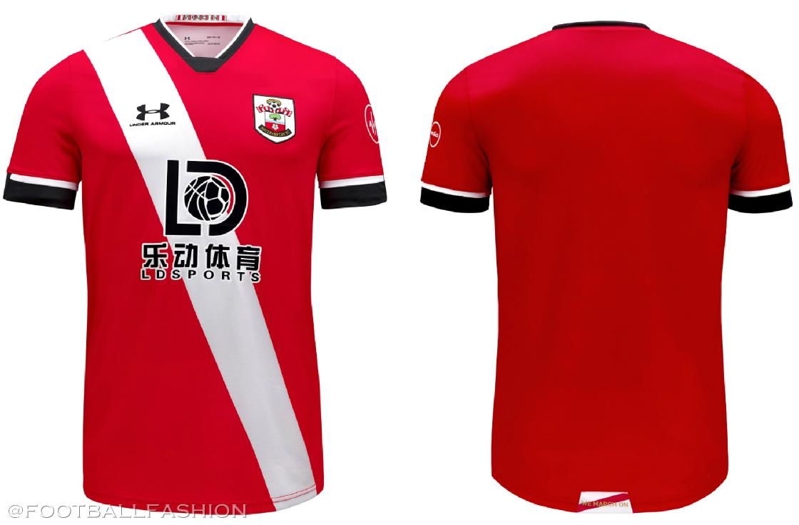 Southampton 2020 21 Under Armour Home And Third Kits Football