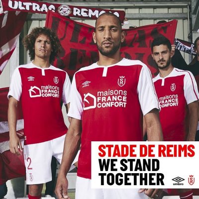 Stade de Reims 2020 2021 Umbro Home Football Kit, 2020-21 Shirt, 2020/21 Soccer Jersey, Maillot