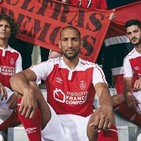 Stade de Reims 2020 2021 Umbro Home Football Kit, 2020-21 Shirt, 2020/21 Soccer Jersey, Maillot