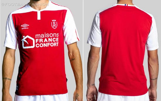 Stade de Reims 2020 2021 Umbro Home Football Kit, 2020-21 Shirt, 2020/21 Soccer Jersey, Maillot