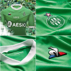 AS Saint-Étienne 2020 2021 le coq sportif Home and Away Football Kit, 2020-21 Maillot, 2020/21 Soccer Jersey, Shirt