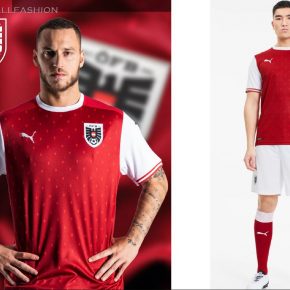 Austria 2020 2021 PUMA Home Football Kit, 2020-21 Soccer Jersey, 2020/21 Shirt, Trikot