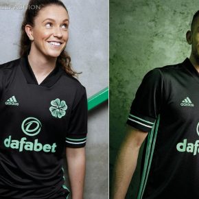 Celtic Football Club 2020 2021 Black adidas Third Kit, 2020/21 Soccer Jersey, 2020-21 Shirt