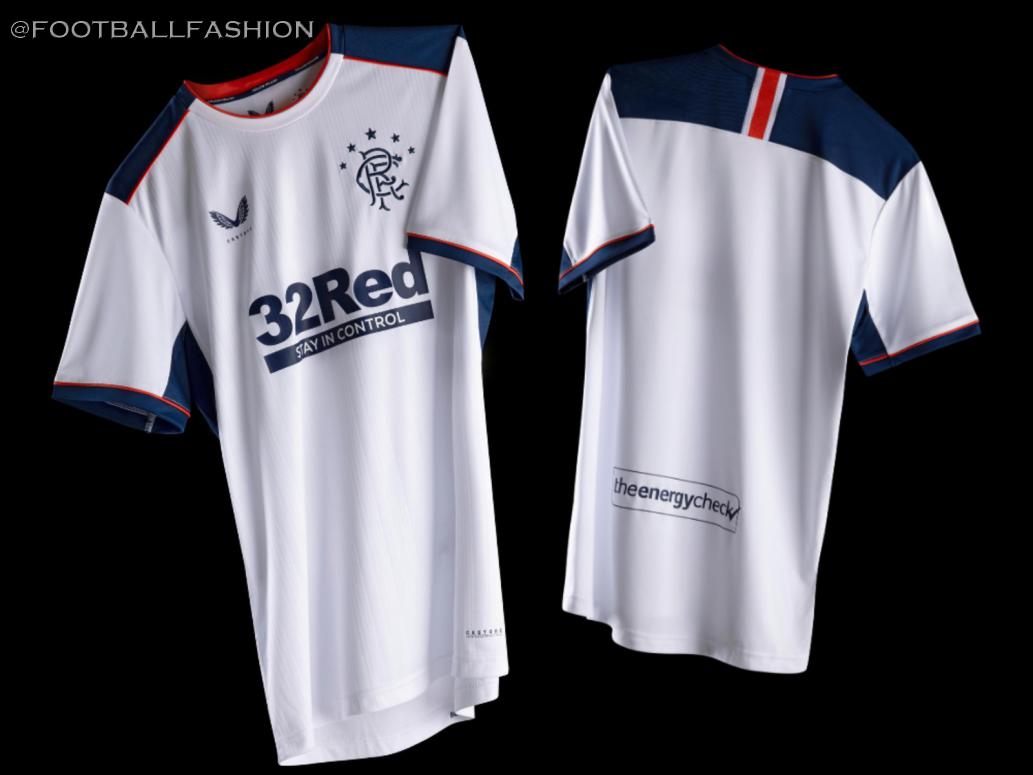 Rangers Fc 2020 21 Castore Away Kit Football Fashion