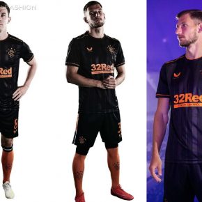 Rangers FC 2020 2021 Castore Third Football Kit, 2020-21 Soccer Jersey, 2020/21 Shirt