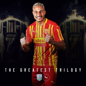 West Bromwich Albion 2020 2021 PUMA Away Football Kit, 2020-21 Soccer Jersey, 2020/21 Shirt