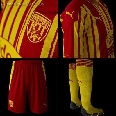 West Bromwich Albion 2020 2021 PUMA Away Football Kit, 2020-21 Soccer Jersey, 2020/21 Shirt