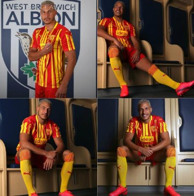 West Bromwich Albion 2020 2021 PUMA Away Football Kit, 2020-21 Soccer Jersey, 2020/21 Shirt
