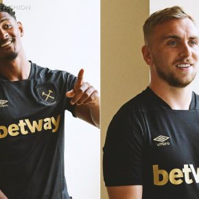 West Ham United 2020 2021 Umbro Black Third Football Kit, 2020-21 Soccer Jersey, 2020/21 Shirt, Camiseta, Maillot, Camisa, Trikot