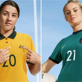 Australia 2020 2021 Nike Home and Away 2020/21 Football Kit, Soccer Jersey, 2020-21 Shirt