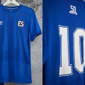 El Salvador 1970 World Cup 50th Anniversary Football Kit, 2020-21 Soccer Jersey, 2020/21 Shirt, Camiseta de Futbol, 50 aniversario Copa Mundial 1970