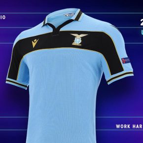 SS Lazio 2020/21 Macron UEFA Champions League Football Kit, 2020/21 Soccer Jersey, 2020-21 Shirt, Maglia, Gara, Camiseta, Camisa
