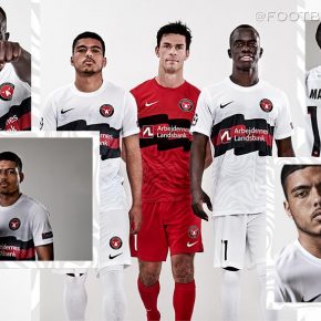 FC Midtjylland 2020 2021 UEFA Champions League Nike Footballl Kit, 2020-21 Soccer Jersey, 2020/21 Shirt, Spilletrøje