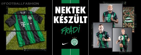 Ferencvaros 2020 2021 Nike Home and Away Football Kit, 2020-21 Soccer Jersey, 2020/21 Shirt