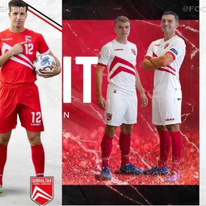 Gibraltar 2020 2021 Legea Home, Away and Third Football Kit, 2020-21 Soccer Jersey, 2020/21 Shirt