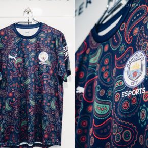 Manchester City's First Ever esports 2020 2021 PUMA Kit, Jersey, Shirt