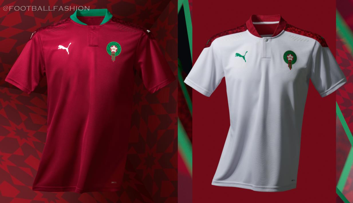 Morocco 2020/21 PUMA Home and Away Kits - FOOTBALL FASHION