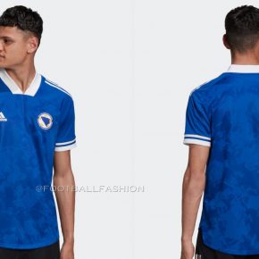 Bosnia and Herzegovina 2020 2021 adidas Home Football Kit, 2020-21 Soccer Jersey, 2020/21 Shirt, Dres