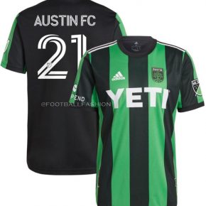 Austin FC 2021 adidas Home Soccer Jersey, 2020-21 MLS Football Kit, 2020/21 Shirt, Camiseta de Futbol
