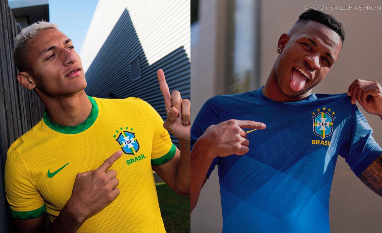 CBF Brazil Soccer Football Home Player Jersey Shirt 2020 2021 