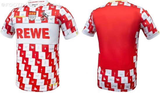 1. FC Köln 2020 2021 uhlsport Karneval Footballl Kit, 2020-21 Soccer Jersey, 2020/21 Shirt, Fastlovend Trikot