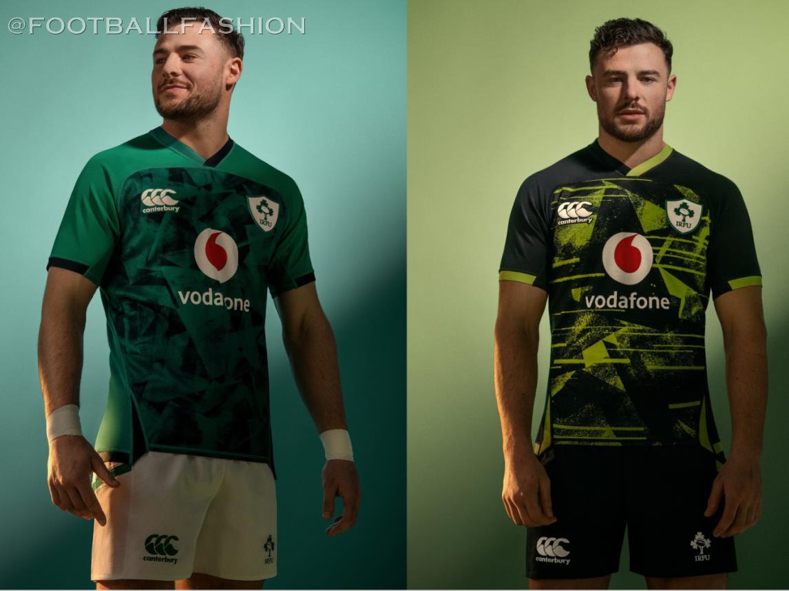 Ireland Rugby 2020/21 Canterbury Home and Away Kits - FOOTBALL FASHION