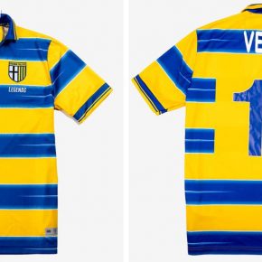 Reissue: Parma Calcio x Erreà 1998 1999 Home Football Kit, 2021 Soccer Jersey, Shirt, Maglia, Gara