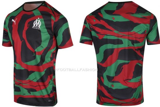 Olympique Marseille 2021 'OM Africa' PUMA Football Kit, Soccer Jersey, Shirt, Maillot Afrique