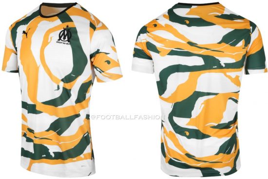 Olympique Marseille 2021 'OM Africa' PUMA Football Kit, Soccer Jersey, Shirt, Maillot Afrique