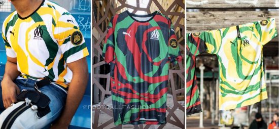Olympique Marseille 2021 'OM Africa' PUMA Football Kit, Soccer Jersey, Shirt, Maillot Afrique