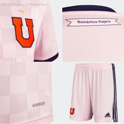 Club Universidad de Chile 2021 adidas Away Football Kit, Soccer Jersey, Shirt, Camiseta de Futbol