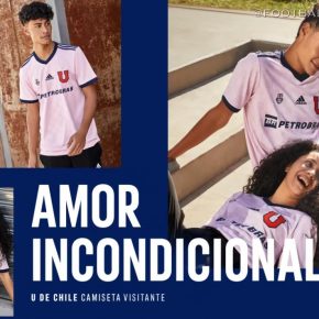 Club Universidad de Chile 2021 adidas Away Football Kit, Soccer Jersey, Shirt, Camiseta de Futbol