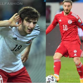 Georgia 2021 2022 adidas Home and Away Soccer Jersey, 2021/22 Football Kit, 2021-22 Shirt