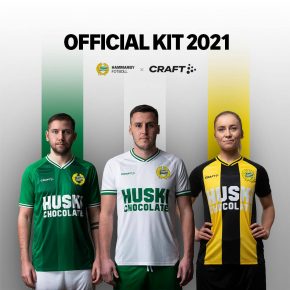 Hammarby 2021 Craft Home Football Kit, Soccer Jersey, Shirt, Matchtröja