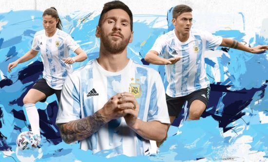 Argentina 2021 22 Adidas Home Kit Football Fashion