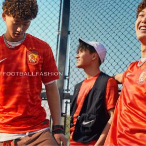 Guangzhou FC 2021 Nike Home Soccer Jersey, Football Kit, Shirt